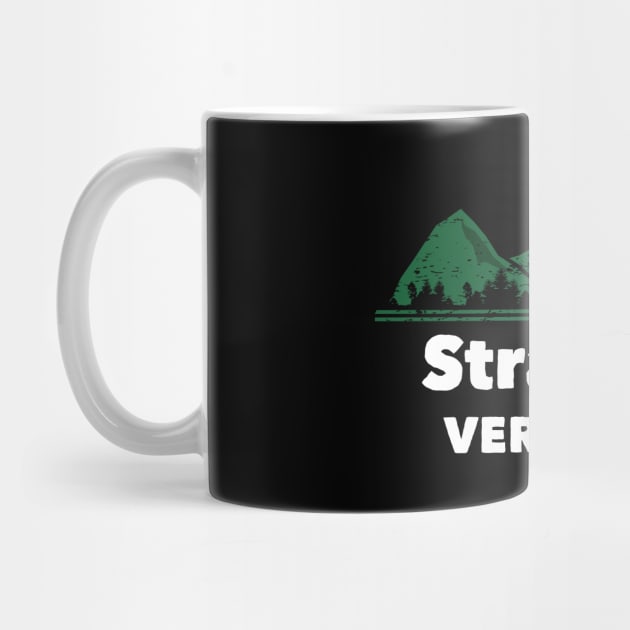 Mountain Sunset Flying Birds Outdoor Stratton Vermont by greenrepublicmerch